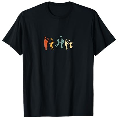 Volleyball Retro Beach Volleyball Geschenk T-Shirt