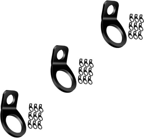 Homoyoyo 30pcs Stainless Steel Tie Down Anchors Hooks Straps for Truck Bed Rvs Boats Resistant Tie Down Accessories for Securing Cargo