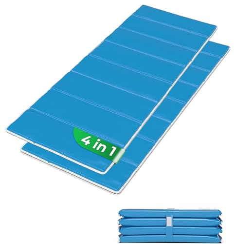 StarK Strandmatte klappbar leicht 190×60 cm gepolstert für Strand & Garten