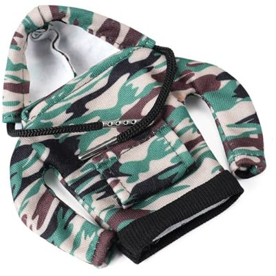 Whakano Auto Schaltknauf Abdeckung Hoodie,Lustiger Schalthebel Auto,Schaltknauf Überzug für Auto Dekoratives,Gangschaltung Haube Universal Schalthebel Innendekorations Zubehör,Camouflage