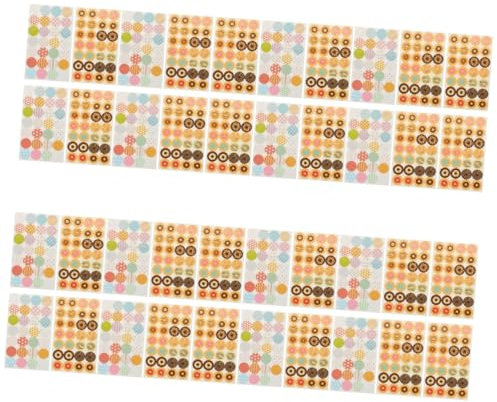 Uonlytech 4 Sätze Ordnerlochschutz Verstärkung Büro Bunt Verstärker Ring Farbig Etiketten Lochschutzaufkleber Reliefdichtungsaufkleber Colorful Papier 1120 Stück * 4