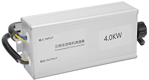 Controlador de motor de CA Glomora, controlador de velocidad del motor de CA 3 fase de alta potencia Ventilador de alta potencia Interruptor de control de velocidad sin pasos 380V