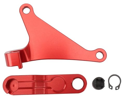 Segrehy Soporte de palanca de extensión del brazo de embrague Aleación de aluminio de alta resistencia Reduce la fuerza del embrague 37 Aumenta la zona de fricción 60 para Tenere 700 (Rojo)