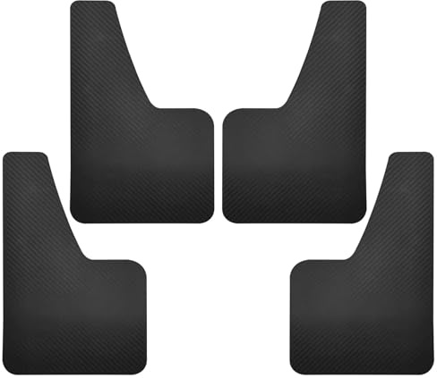 Auto Paraspruzzi Per Fiat Ducato Per Peugeot Boxer Ram ProMaster Per Citroen Jumper Relay Paraspruzzi In Fibra Di Carbonio(4Pcs black)