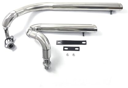 Tubo di scarico moto Silenziatore di scarico per motocicletta per V star 650 XVS650 XVS400 DS650 400 per Dragstar 400 per Drag Star 650 tutto l'anno