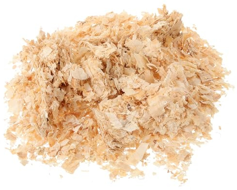 VALICLUD Litière pour Petits Animaux en Copeaux de Bois Khaki 500g Absorbant et Éliminant Les Odeurs pour Nidification et Fouissage des Furets et Cochons d'Inde