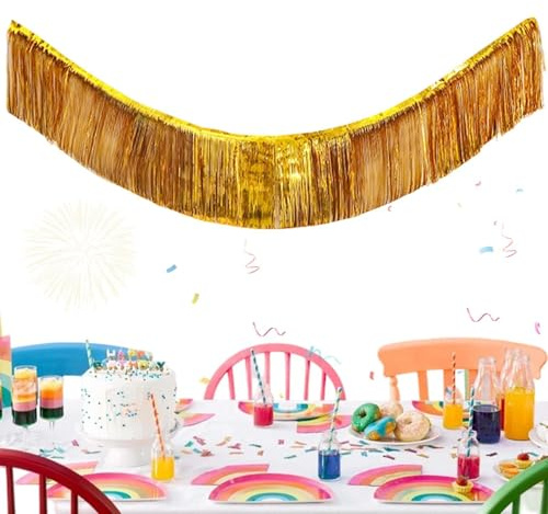 Generico Banner A Frange Stelle filanti Decorative 30 x 300 cm