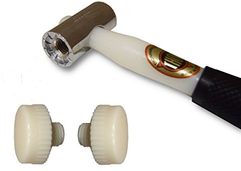 Thor 710 Nylon Faced Window Glazing Hammer/Mallet - with Hard White Heads