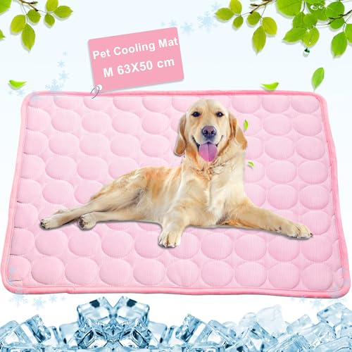 Galaxer Pet Kühlmatte Cool Matte für Hunde ungiftig Ice Seide Material Hundematte Geben Ihrem Hund oder Katze Eine kühlende Sommer