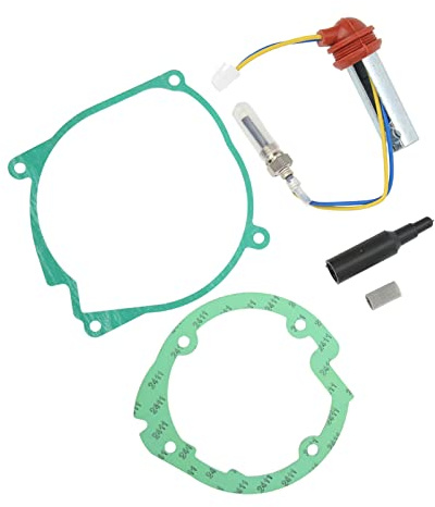Glow Plug Repair Kit, 24V 5KW Parking Diesel Heater Glow Ignition Plug Kit with Filter, Car Ceramic Heater Repair Parts Fit for Webasto, for Eberspacher