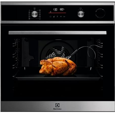 Horno ELECTROLUX COP846X1 Cristal Negro Inox Piro Vapor