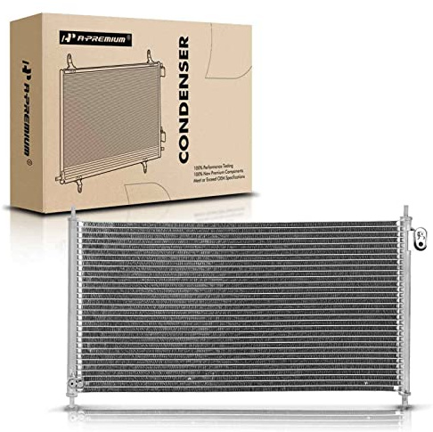 A-Premium A/C Condenser Replace# 80110S2A900 - Compatible with 2004-2009 Honda S2000 2.2L | for S2000 2004-2009 2.2L AC Condenser, Replace# 80110S2A900, Parallel Flow Aluminum Core, Stable Cooling & OE Fit