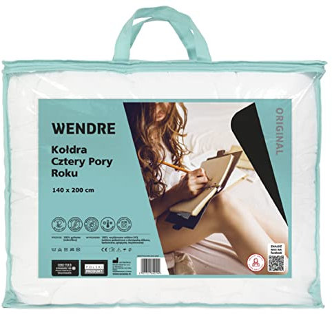 Bettdecke, Steppdecke 4 Jahreszeiten, 135x200, Öko-Tex Zertifikat, Weiche Bettdecke für Allergiker, Hochwertig, zart, perfekt für Jede Jahreszeit, Weiß