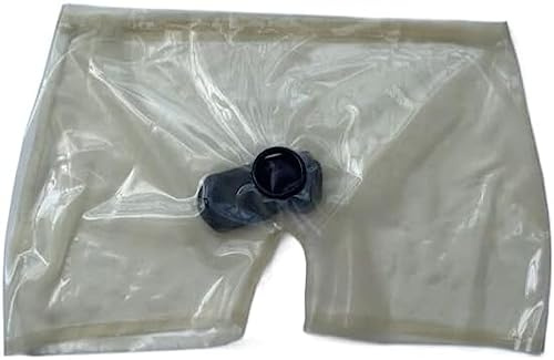Männer Natürliche Fetisch-Latex-Shorts, Gummi-Unterwäsche Mit Rollrand-Loch Und Anus-Penis-Kondom,Klar,XS