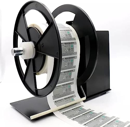 HACSYP Aufwickelmaschine for Etiketten, automatische bidirektionale Aufwickelmaschine for Etiketten, Geschwindigkeit einstellbar, 90 mm Etikettenbreite, for Verschiedene Drucker