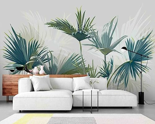 Naturempress Carta Da Parati 3D Moderna Foglia Di Banano Vintage Semplice Fotomurali Moda Decorazione da Muro XXL Poster Gigante Design Carta per pareti