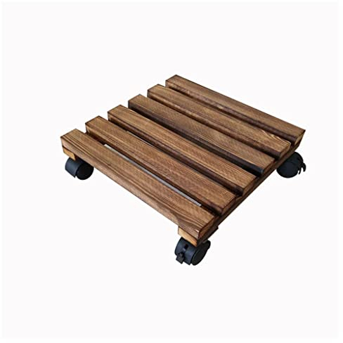 Sottovasi per Piante da Esterno Pianta Caddy con ruote Home Pianta in legno Stand Square Robusta Pianter Base for interni Vassoio for piantatore esterno Sottovasi per Piante ( Color : B , Size : 50cm