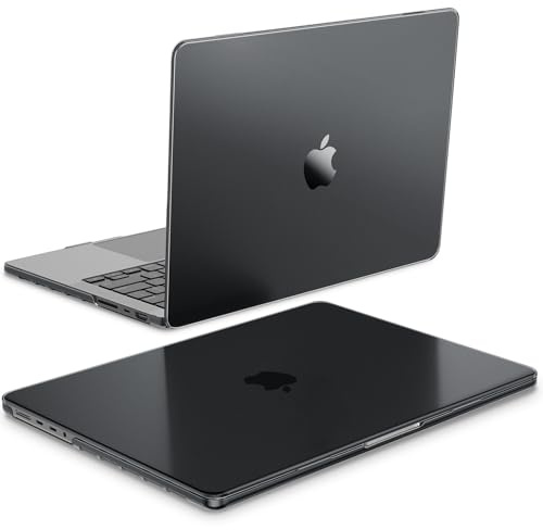 Fintie Hülle Kompatibel mit MacBook Pro 14 Zoll M5 M4 M3 M2 M1 Pro/Max (2026-2021) A3426 A3427 A3434 A3112 A3401 A3185 A2992 A2918 A2779, Premium Ultradünne Matt Hartschale Schutzhülle Case, Schwarz
