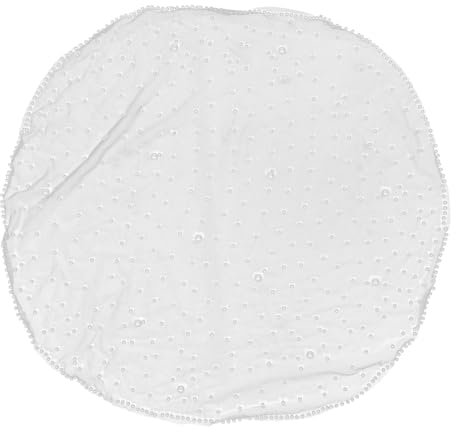Beaupretty Vintage-Perlenschleier perlen haarschmuck kleine Schleier für Bräute Tea-Party-Schleier Hochzeitsschleier für Bräute Vintage Hochzeitsschleier Brautschleier aus Spitze Plastik Weiß