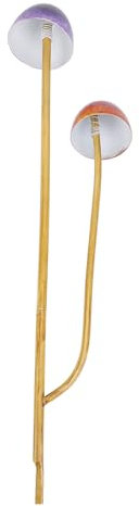 HUSHUI Metal Mushroom Statues, Iron Garden Plant Flower Pot Stake, Attractive Outdoor Lawn Decoration with Stakes for Garden, Patio