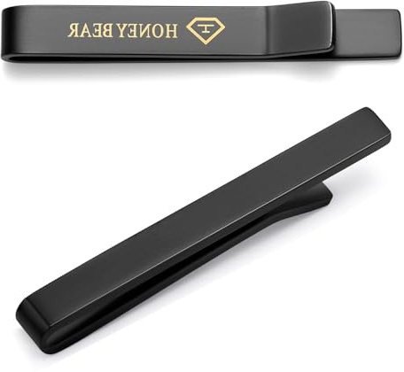 HONEY BEAR 4/5/5.4/6cm Krawattennadel Krawattenklammer für Herren Tie Clip Hemd Business Hochzeitsgeschenk 1.57/1.97/2.12/2.36