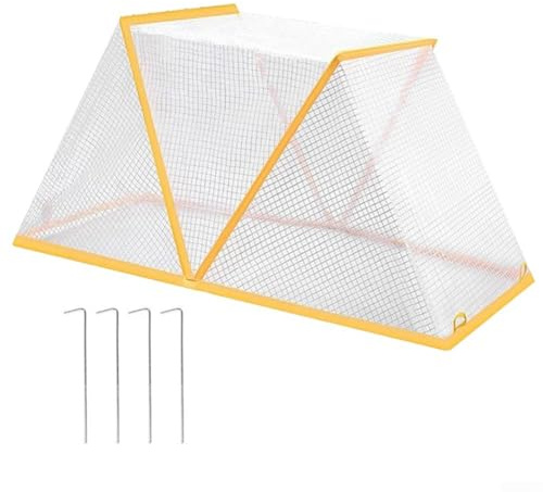 Robusta tenda da giardinaggio trasparente isolante per proteggere le piante da pioggia e vento (80 x 34 x 35 cm)