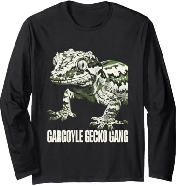 Gargoyle Gecko Gang Reptile Keeper Lizard Lover Long Sleeve T-Shirt