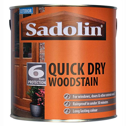 Sadolin Quick Drying Woodstain 2.5 litre Std Colour - Redwood