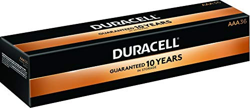 Duracell - CopperTop AAA Alkaline Batteries - long lasting, all-purpose Triple A battery for household and business - Pack of 36