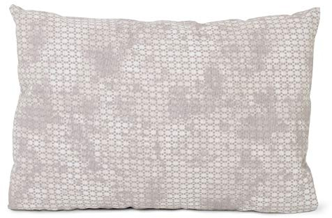 Zirbenkissen 30x20cm, grau-beige + Bio Inlett natur Zirbenholzspäne im Zirbenholzkissen