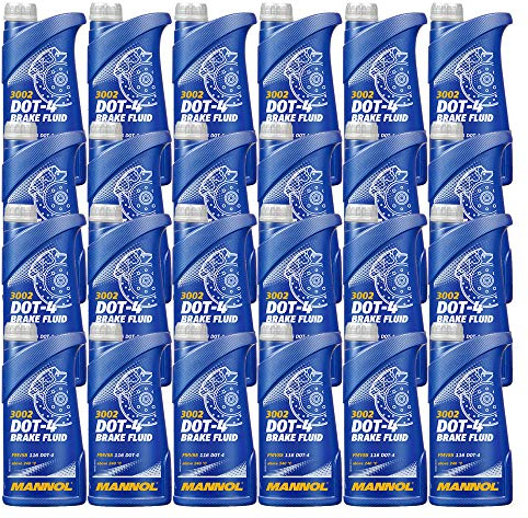 MANNOL 20 x 1 Liter, 3002 DOT-4 BREMSENÖL