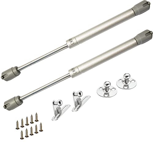 ZFYQ Pistones a Gas, 2pcs Hidráulico Muebles Cocina Amortiguador Puertas Elevables 80N/8kg Bisagras Resortes Armario con Tornillos