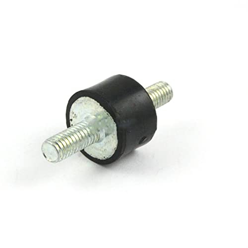 VORNEL Isolatorbuchse 12 Stück Doppelend-Gummi-Antivibrationshalterung, 15 * 10 mm M5 * 12 mm Stoßdämpfer-Spulenisolator for Auto, Boot Absorberbolzen