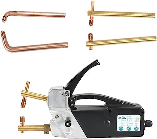 Saldatrice a punti elettrica Saldatrice a punti a doppio lato Portatile monofase Pistola a punta for saldatura portatile portatile 2.0 + 2.0mm Strumento for la riparazione di lamiere