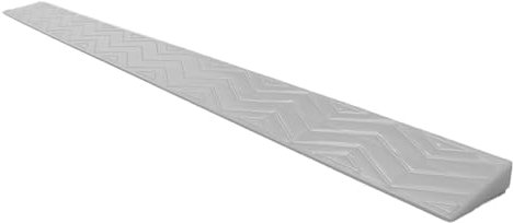 Indoor Uphill Over The Threshold Slope Pad Sweeping Robot Climbing Pad Strip Plastic Door Ramp Step Slope Board Gray,4.5CM