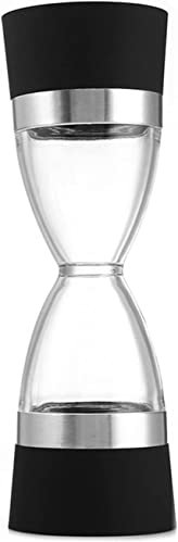 Macinapepe Manuale Forma a clessidra Doppio sale Macinapepe Macinaspezie Pepe Shaker per utensili da cucina Macinaspezie da cucina facile da pulire (Colore : D) (D)