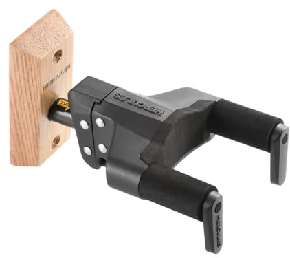 Hercules IT HCGSP-38WB + Gitarre Hanger AGS+ WOOD Basis Natur
