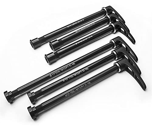 LUOKEKE Schnellspanner Fahrrad 1 PCs Fahrradlegierung durch Achsspieß 142 * 12 mm Schnellfreisetzungsschachthebel for MTB Mountainbike Aluminiumspieße for Rahmen Fahrrad Schnellspanner(224x12mm)