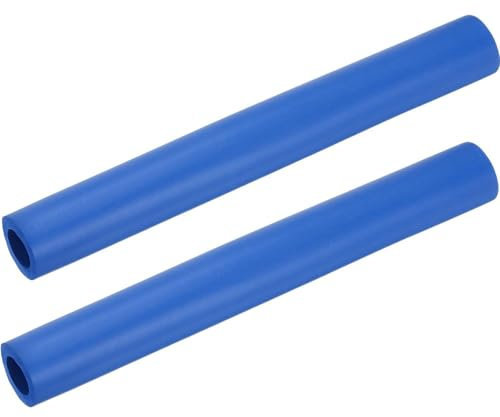 Rohrisolierung Schaumstoffschlauch 2pcs Rot Blau Isolierung Schlauch Wärmedämmungs Geräuschdämpfend ID 16 Mm 20 Mm 25 Mm 32 Mm Dicken 7 Mm Geeignet Für Warm- Und Kaltwasserleitungen(Blau,4/5inchx1/3in