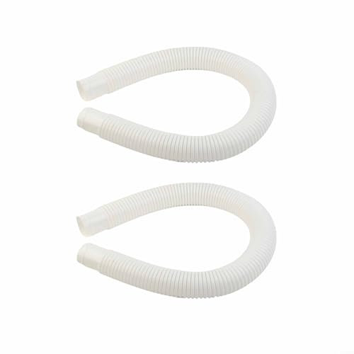 Emiif Pool-Skimmer-Ersatzschlauch für Intex 10531 Poolzubehör, Wasserzulaufschlauch, Poolausrüstungsteil für oberirdische Schwimmbäder (2 Stück)