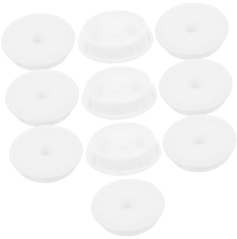 WEKAMOS 10pcs Reusable Lint Roller Covers Plastic Protective Hair Remover Accessories for Clothes Furniture Pet Hair Carpets Easy Installation No Tools Needed