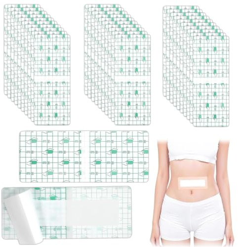 **30 Stück Wasserdichte Wundpflaster - Duschpflaster steril, Wundverband wasserdicht für die Haut, große Pflaster transparent, Op Pflaster (10x25cm)