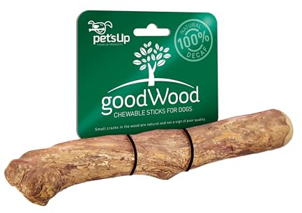 GOODWOOD - Kauknochen L - Kaffeeholz - für große Hunde - natürliche Zahnpflege, beugt Zahnstein & Zahnfleischerkrankungen vor - 100% natürlich & koffeinfrei - vegan - handgemacht & langlebig