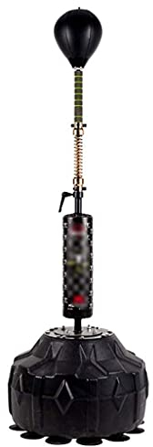 XFENG Professionelle Boxsack Boxing Speedball High Speed ​​Rebound Reaktion Zieltrainingsgeräte Heim Explosive Boxing Kugel Vertikal Fitness Tumbler Sandbag, höhenverstellbar