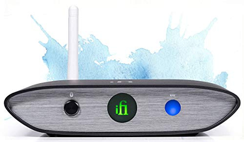 iFi ZEN Blue V2 - Ricevitore HiFi Bluetooth 5.0 Desktop DAC per lo streaming di musica a qualsiasi altoparlante alimentato, uscite, ottico/coassiale/SPDIF/BRCA/4.4 bilanciato (versione UK)