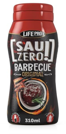 Sauzero Zero Calories Barbecue 310ml | Salsa cero calorías para aderezar tus platos preferidos | Ideal para carnes y asados