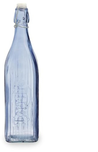 Quid Viba Bouteille avec bouchon en verre Sodo Passe au réfrigérateur Non compatible micro-ondes Recyclable 1 l