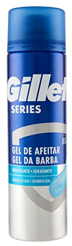 Gillette Series Gel De Afeitar Para Hombre, Fórmula De Gel Hidratante Con Manteca De Cacao, Protege Contra La Irritación, 200ml