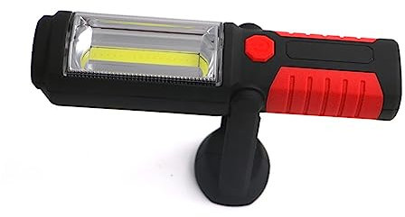 DOITOOL Usb-wiederaufladbare Cob Led-taschenlampenlaterne Mit Magnet Und Haken Tragbares Licht Für Angeltaschenlampe Und Notlampe Rot