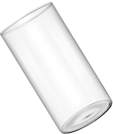 TOPPERFUN Zylinderförmige Glasvase Für Blumenarrangement Home Decor Hydrokultur Blumenvase Mit Stabilem Boden Für Innen Und Außenbereich
